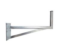 HDSAT JUMBO80 Bras Coudé Grand Déport 80 cm Diamètre 50 mm Fixation Antenne Parabole Satellite Mur T