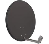 Parabole Acier 80 cm Métal Double Bride Anthracite