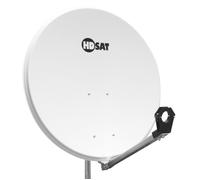 parabole satellite acier blanche 80cm avec support lnb en acier galvanisé idéal astr