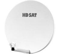 HDSAT Parabole Satellite Fibre Composite Blanche 60cm BRIDES INOX Anti Corrosion Blanc G