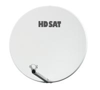 HDSAT Parabole satellite fibre composite Blanche 75cm + BRIDES INOX Anti Corrosion