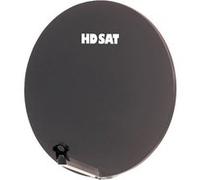 HDSAT Parabole satellite fibre composite gris anthracite 85cm BRIDES INOX Anti Corrosion Gris G