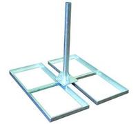 support toit terrasse parabole diamètre 80 cm max 4 x dalles 50 cm