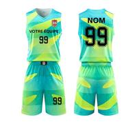 HDSD Maillots de Basket Enfant personnalisés Nom, numéro, Logo de l'équipe Maillots de Basket nom de l'équipe