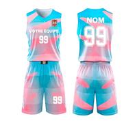HDSD Maillots de Basket Enfant personnalisés Nom, numéro, Logo de l'équipe Maillots de Basket nom de l'équipe