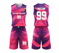 HDSD Maillots de Basket Enfant personnalisés Nom, numéro, Logo de l'équipe Maillots de Basket nom de l'équipe