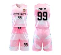 HDSD Maillots de Basket Enfant personnalisés Nom, numéro, Logo de l'équipe Maillots de Basket nom de l'équipe