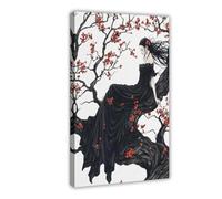 HDSDA Persephone - Queen of the Underworld - Impression sur toile - Décoration pour chambre à coucher, bureau, chambre - Cadeau 40 x 60 cm