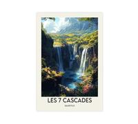 HDSDA Poster sur toile avec gorges de rivière noire - Décoration pour chambre à coucher, bureau, chambre - Cadeau - 60 x 90 cm