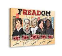 HDSDA Poster sur toile Liberté, Amour, Égalité - Décoration murale pour salon, chambre à coucher - 50 x 75 cm