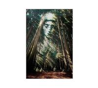 HDSDA Poster sur toile Mary in the Forest - Décoration pour chambre à coucher, bureau, chambre - Cadeau - 60 x 90 cm