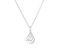 HDSDVNON Collier Pendentif Astronomie - Breloque Corps céleste en Acier 316L, chaîne de 50 cm, Bijou Unisexe, Cadeau Symbolique Moderne(Silver)