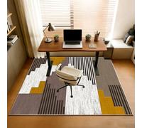 HDSDVNON Coussin De Chaise Bureau Antidérapant Ultra Épais, Dessous en TPR for Protéger Les Tapis/sols Durs, Plusieurs Tailles Au Choix(J-001563,90 x 150 cm)