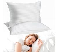 HDSDVNON Ensemble De 2 Oreillers Premium Hotel Collection - Queen/King Size - Oreillers Rafraîchissants en Mousse À Mémoire De Forme for Toutes Les Positions De Sommeil(4,Standard (17x26in))