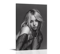 HDSHJFIK Charming Movie Star Sydney Sweeney Magazine Cover Poster décoratif sur toile Poster mural et image d'art moderne pour chambre à coucher 20 x 30 cm