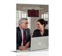 HDSHJFIK Poster de film The Intern Comedy - Impression sur toile - Décoration murale moderne pour chambre à coucher - 50 x 75 cm
