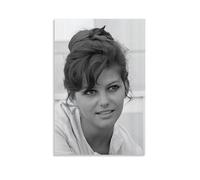 HDSHJFIK Poster décoratif sur toile Claudia Cardinale - Impression sur toile - Décoration murale moderne pour chambre à coucher - 50 x 75 cm