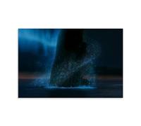 HDSHJFIK Poster décoratif sur toile représentant le film d'horreur Libération des âmes blessées - Affiche murale moderne pour chambre à coucher (50 x 75 cm)