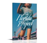HDSHJFIK Poster décoratif sur toile The Florida Project - Impression d'art moderne pour chambre à coucher - 40 x 60 cm