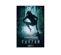 HDSHJFIK Poster décoratif sur toile The Legend of Tarzan - Impression d'art moderne pour chambre à coucher - 50 x 75 cm