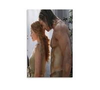 HDSHJFIK Poster décoratif sur toile The Legend of Tarzan Protagonists Jane et Tarzan - Décoration murale moderne pour chambre à coucher - 20 x 30 cm