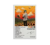 HDSHJFIK Tyler The Creator Flower Poster décoratif sur toile pour chambre à coucher 40 x 60 cm