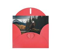 HDSKFNS Cartes de vœux imprimées aigle volant 15,2 x 10,2 cm, cartes en papier nacré avec enveloppes, pour anniversaire, mariage, condoléances