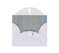 HDSKFNS Cartes de vœux imprimées avec code de programmation 15,2 x 10,2 cm, cartes en papier nacré avec enveloppes, pour anniversaire, mariage, condoléances