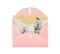 HDSKFNS Cartes de vœux imprimées Happy Fathers Day By Son 15,2 x 10,2 cm en papier nacré avec enveloppes, pour anniversaire, mariage, condoléances
