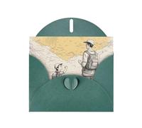 HDSKFNS Cartes de vœux imprimées Happy Fathers Day By Son 15,2 x 10,2 cm en papier nacré avec enveloppes, pour anniversaire, mariage, condoléances