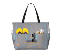 HDSKFNS Code de programmation imprimé chaque sac de voyage sac fourre-tout grande capacité sac piscine sac pliable sac à main sacs à main vacances