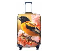 HDSKFNS Housse de valise imprimée chardonneret pour valises de 45,7 à 81,3 cm, blanc, X-Large