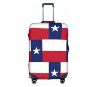 HDSKFNS Housse de valise imprimée drapeau de l'État du Texas pour valises de 45,7 à 81,3 cm, blanc, M