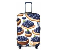 HDSKFNS Housse de valise imprimée Food Made Of Blueberry02 pour valises de 45,7 à 81,3 cm, blanc, S