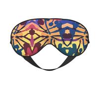 HDSKFNS Masque de sommeil avec imprimé de jeu de gymnastique - Masque de sommeil soyeux pour les yeux - Pour homme et femme - Pour voyage, sommeil et relaxation
