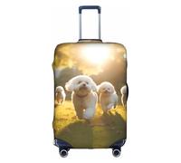 HDSKFNS Oodles Of Poodles Housse de valise imprimée pour valises de 45,7 à 81,3 cm, blanc, X-Large