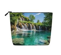 HDSKFNS Plitvice Trousse de maquillage avec fermeture éclair Motif parc national des lacs
