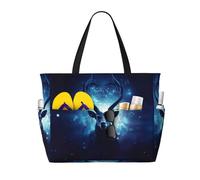 HDSKFNS Ram Sac de voyage pliable de grande capacité avec fermeture éclair Motif signe du zodiaque