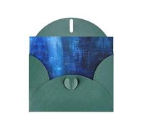 HDSKFNS The Blue Binary Print Cartes de vœux en papier nacré avec enveloppes, pour anniversaire, mariage, condoléances 15,2 x 10,2 cm