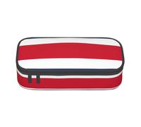 HDSKFNS Trousse à crayons avec motif drapeau du Costa Rica - Grande capacité - Idéal pour le travail, les voyages