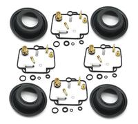 HDSNWG Accessoires Moto Kit De Réparation De Carburateur De Moto Kit De Flotteur À Membrane pour Mikuni BST36 pour Suzuki pour Bandit 1200 GSF1200S 1997-2000(C Set D)