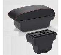 HDSNWG Boîte D'accoudoir D'accessoires De Voiture pour Astra J, Boîte De Rangement pour Accoudoir De Voiture 2012 - 2022, Détails Intérieurs, Pièces De Rénovation(B Black Red 3usB)