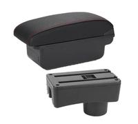 HDSNWG Boîte D'accoudoir De Voiture, Pièces Intérieures, Détails Intérieurs, Boîte De Rangement, Accessoires De Voiture pour Accent pour Tagaz(C Black Red No USB)