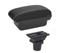 HDSNWG Boîte De Rangement D'accoudoir De Console Centrale pour Picanto Accessoires De Modification De Pièces Intérieures De Voiture(A-Black White Line)