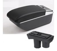 HDSNWG Boîte De Rangement D'accoudoir De Voiture, Boîte De Rangement Intérieure Dédiée Aux Pièces De Rénovation, Accessoires De Voiture pour Citroën C2 C3(B2 Black Line NO USB)