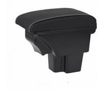 HDSNWG Boîte De Rangement Multifonctionnelle pour Accessoires D'intérieur De Voiture, Console Centrale, Boîte D'accoudoir pour Forte pour Cerato 2009 - 2013(Black White Lines)