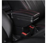 HDSNWG Boîte De Rangement Multifonctionnelle pour Accessoires D'intérieur De Voiture, Console Centrale, Boîte D'accoudoir pour Liana(Single Black Red)