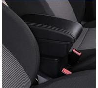 HDSNWG Boîte De Rangement Multifonctionnelle pour Accessoires D'intérieur De Voiture, Console Centrale, Boîte D'accoudoir pour 207(A-Black White Line)
