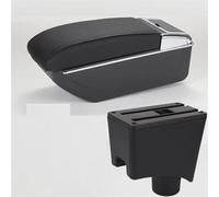 HDSNWG Boîte De Rangement pour Accoudoir De Console Centrale De Siège D'accessoires De Voiture, Boîte De Rangement pour Almera G15(D Black Line No USB)
