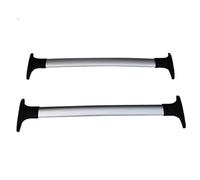 HDSNWG Galerie de Toit à Rail Horizontal pour Ford pour Ecosport 2013-2020 Barres Latérales Alliage D'aluminium Transversales Porte-Bagages Toit 2 Pièces(Argent)
